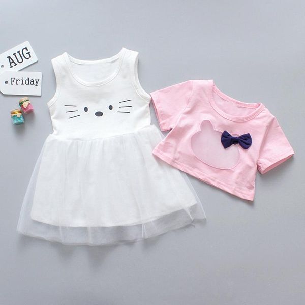 toddler baby girl outfits short sleeve + sleeveless cartoon print mesh dress baby new born clothes set kleding meisje, White
toddler baby girl outfits short sleeve + sleeveless cartoon print mesh dress baby new born clothes set kleding meisje, White