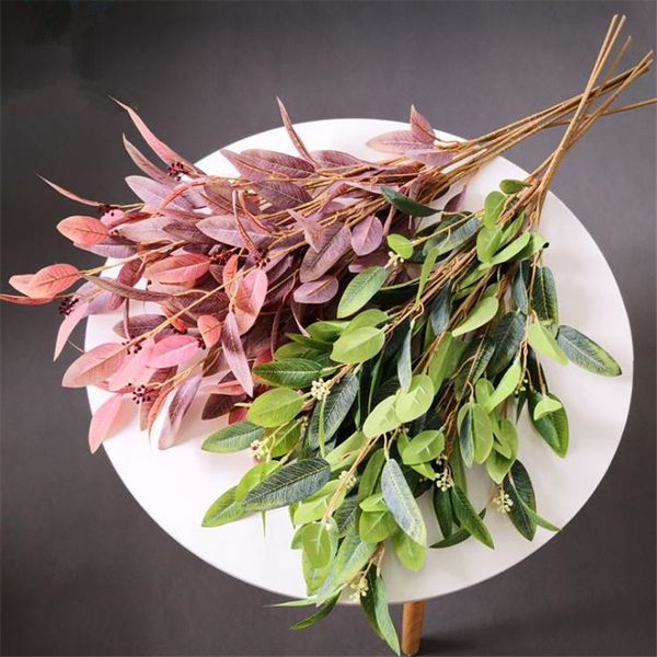 10p fake eucalyptus leaves (5 stem/piece) 37.4" simulation autumn apple leaf for wedding home decorative artificial plant
10p fake eucalyptus leaves (5 stem/piece) 37.4" simulation autumn apple leaf for wedding home decorative artificial plant