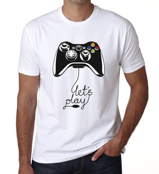 lets play men's t shirt video games xbox ps play station lover white dt famous design summer new print man cotton fashion shirt
lets play men's t shirt video games xbox ps play station lover white dt famous design summer new print man cotton fashion shirt
