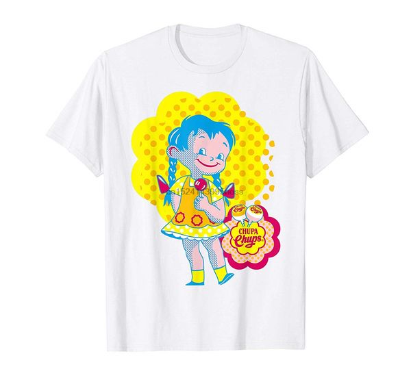 chupa chups retro girl ad t-shirt