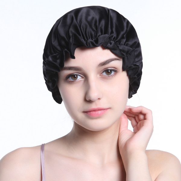 head cover silk sleeping cap sleep night cap sleeping women flounced brand solid 19 momme elegant hair care, Blue;gray
head cover silk sleeping cap sleep night cap sleeping women flounced brand solid 19 momme elegant hair care, Blue;gray