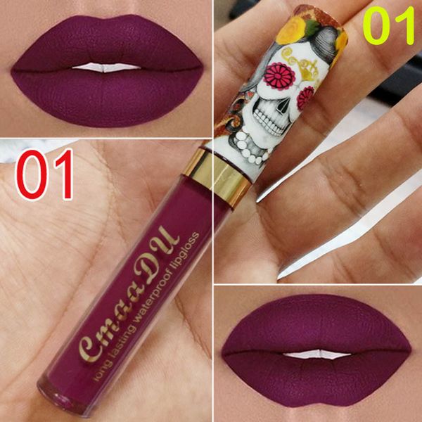 new makeup cmaadu matte 6 colors liquid lipstick waterproof and long-lasting skull tupe lipsticks lip make up lipgloss
new makeup cmaadu matte 6 colors liquid lipstick waterproof and long-lasting skull tupe lipsticks lip make up lipgloss