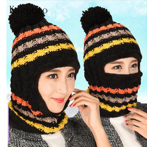 beanie/skull caps kagenmo thick woolen knitting neck protection hat female warm winter baseball cap ear keep warmth face hats, Blue;gray
beanie/skull caps kagenmo thick woolen knitting neck protection hat female warm winter baseball cap ear keep warmth face hats, Blue;gray