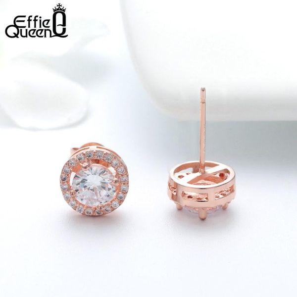 effie queen 2020 fashion new luxury zircon stud earrings elegant rose gold-color earrings for women de104-r-w, Golden;silver
effie queen 2020 fashion new luxury zircon stud earrings elegant rose gold-color earrings for women de104-r-w, Golden;silver