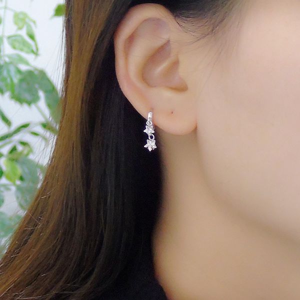 925 sterling silver earring double star zircon drop pendant small ear ring cute delicate ear bone buckle boy girl jewelry, Golden;silver
925 sterling silver earring double star zircon drop pendant small ear ring cute delicate ear bone buckle boy girl jewelry, Golden;silver