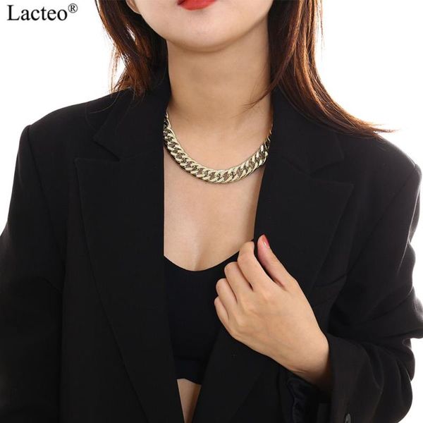 chokers lacteo punk hip hop thick chunky chain choker necklace women exaggerated short clavicle charm statement jewelry, Golden;silver
chokers lacteo punk hip hop thick chunky chain choker necklace women exaggerated short clavicle charm statement jewelry, Golden;silver