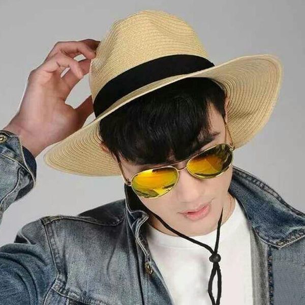straw hats for women panama hat beige white mens beach casual wide brimmed summer hawaiian fashion sun hat sombreros de mujer, Blue;gray
straw hats for women panama hat beige white mens beach casual wide brimmed summer hawaiian fashion sun hat sombreros de mujer, Blue;gray