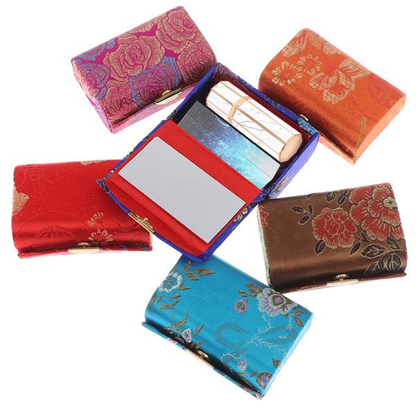 1pcs retro embroidered square lipstick case with brocade flower design lipstick display box jewelry holder
1pcs retro embroidered square lipstick case with brocade flower design lipstick display box jewelry holder