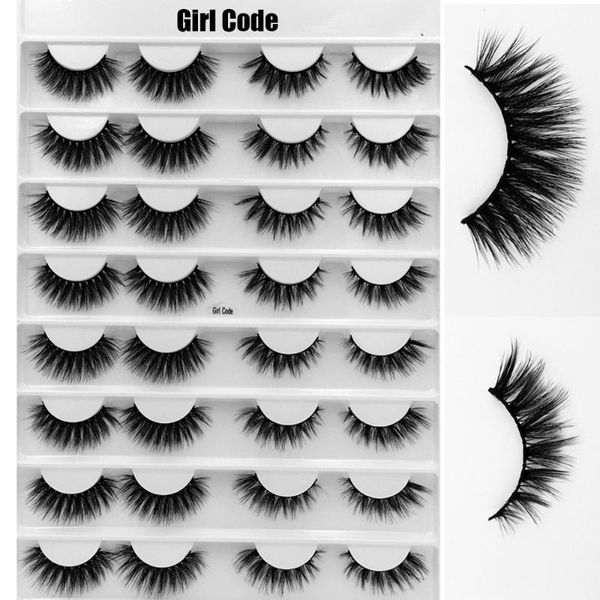 16 pairs/set lashes set 3d mixed styles soft natural mink false eyelashes handmade wispy fluffy long thick eye lashes makeup
16 pairs/set lashes set 3d mixed styles soft natural mink false eyelashes handmade wispy fluffy long thick eye lashes makeup