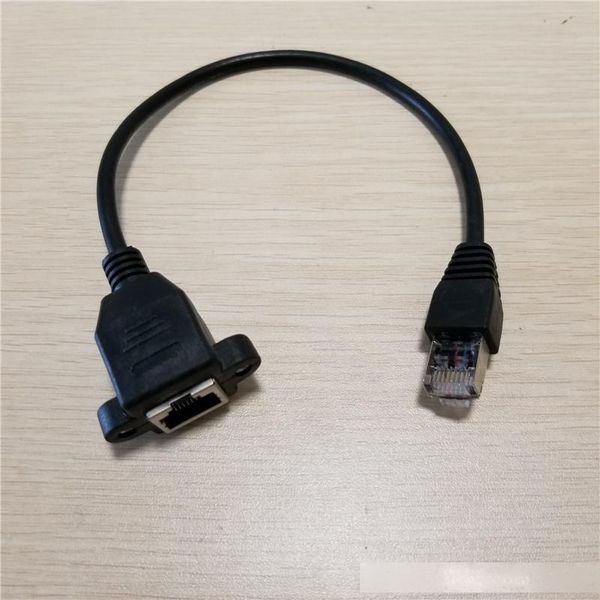 10pcs/lot screw panel mount rj45 cat5 male to female lan network extension cable with screws black 30cm
10pcs/lot screw panel mount rj45 cat5 male to female lan network extension cable with screws black 30cm