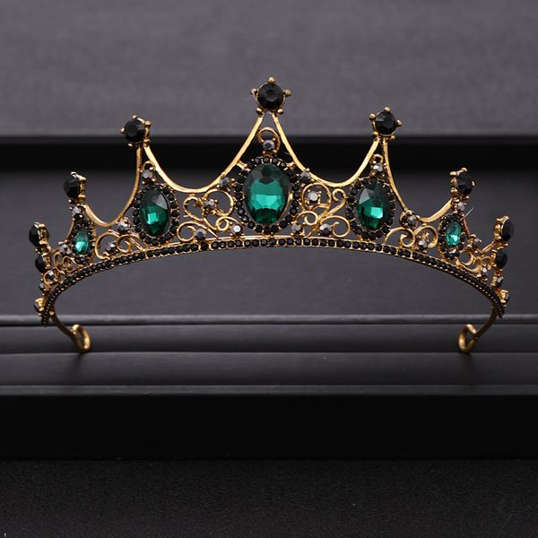 ailibride vintage green crystal wedding crown bridal tiara headpiece head jewelry hair ornament wedding hair jewelry accessories, Golden;silver
ailibride vintage green crystal wedding crown bridal tiara headpiece head jewelry hair ornament wedding hair jewelry accessories, Golden;silver
