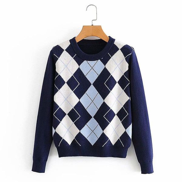 2020 autumn women argyle wool sweaters long sleeve o-neck pullovers sweaters female new fashion knitted sweater clothing, White;black
2020 autumn women argyle wool sweaters long sleeve o-neck pullovers sweaters female new fashion knitted sweater clothing, White;black