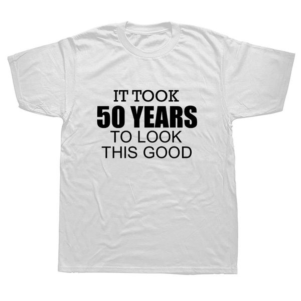 50 years old birthday look this good humor party funny t shirt christian men short sleeve cotton mans t-shirt top
50 years old birthday look this good humor party funny t shirt christian men short sleeve cotton mans t-shirt top