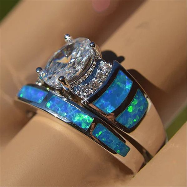wedding rings fashion silver color blue enamel cz stone band ring for women girls party engagement jewelry gift us size#5-10, Slivery;golden
wedding rings fashion silver color blue enamel cz stone band ring for women girls party engagement jewelry gift us size#5-10, Slivery;golden