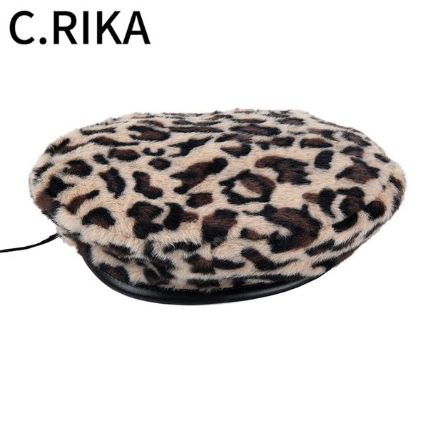 berets vintage leopard warm faux fur autumn winter beret women french hat artist beanie fashion for female girls, Blue;gray
berets vintage leopard warm faux fur autumn winter beret women french hat artist beanie fashion for female girls, Blue;gray