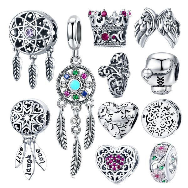 other inbeaut 925 sterling silver dream catcher angel wing charms fit brand bracelet heart tree blossom crown flag beads
other inbeaut 925 sterling silver dream catcher angel wing charms fit brand bracelet heart tree blossom crown flag beads
