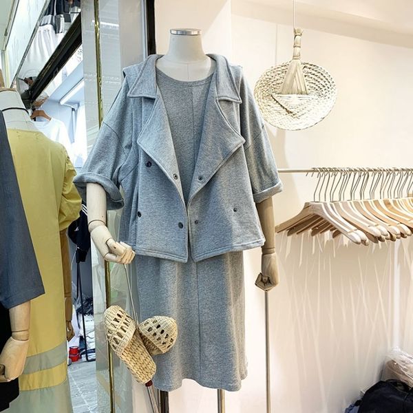 dongdaemun autumn new seven-quarter sleeve mid-length bottoming + waistcoat korean dress vest dress style two-piece suit tqe0s, Gray
dongdaemun autumn new seven-quarter sleeve mid-length bottoming + waistcoat korean dress vest dress style two-piece suit tqe0s, Gray
