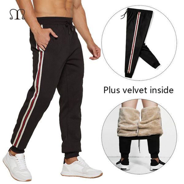 men's warm streetwear pants 2019 winter pants thick wool joggers fleece trousers casual sweatpants windbreaker cargo pants men, Black
men's warm streetwear pants 2019 winter pants thick wool joggers fleece trousers casual sweatpants windbreaker cargo pants men, Black