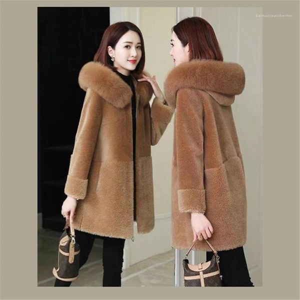 winter jacket fashion solid color long sleeve hooded mid length coat winter women clothes faux fur women, Black
winter jacket fashion solid color long sleeve hooded mid length coat winter women clothes faux fur women, Black