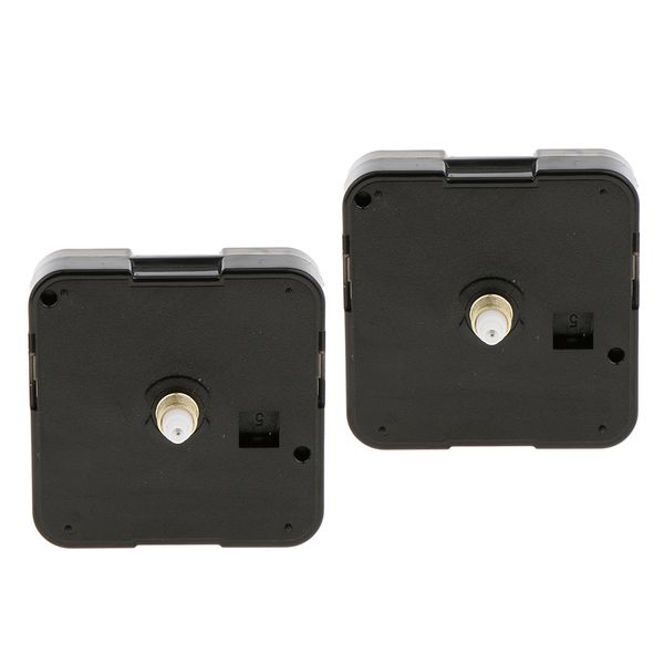 2 pieces black wall clock quartz movement mechanism diy replacement part, Slivery;brown
2 pieces black wall clock quartz movement mechanism diy replacement part, Slivery;brown