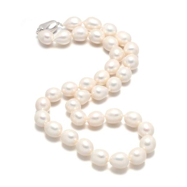 new 8-9mm potato-shaped pearl necklace exquisite jewelry two-color 45cm personality gift, Silver
new 8-9mm potato-shaped pearl necklace exquisite jewelry two-color 45cm personality gift, Silver