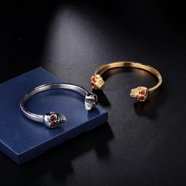 ghost head shantou head bangle for men woman stainless steel viking vintage male jewelry, Black
ghost head shantou head bangle for men woman stainless steel viking vintage male jewelry, Black