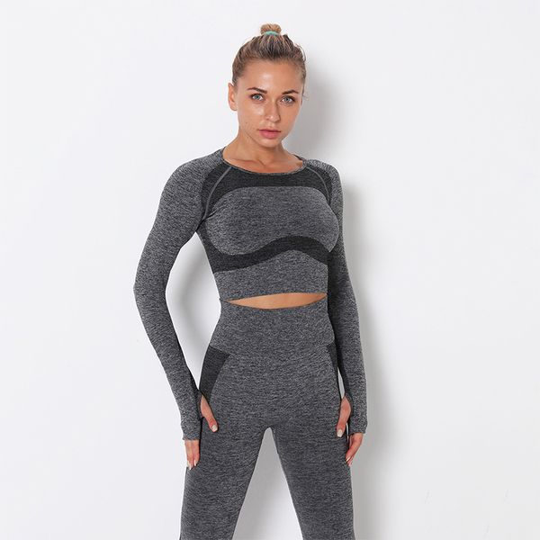 yoga outfits 2021 women seamless sports wear for gym super soft long sleeve shirt stretchy workout, White;red
yoga outfits 2021 women seamless sports wear for gym super soft long sleeve shirt stretchy workout, White;red