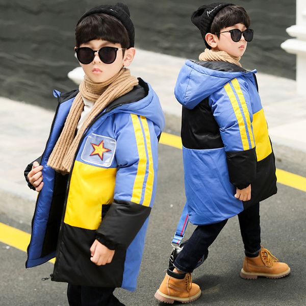 winter boys jacket cotton-padded clothes warm children coat fashion patchwork color hooded winter kids thick snowsuits y200901, Blue;gray
winter boys jacket cotton-padded clothes warm children coat fashion patchwork color hooded winter kids thick snowsuits y200901, Blue;gray