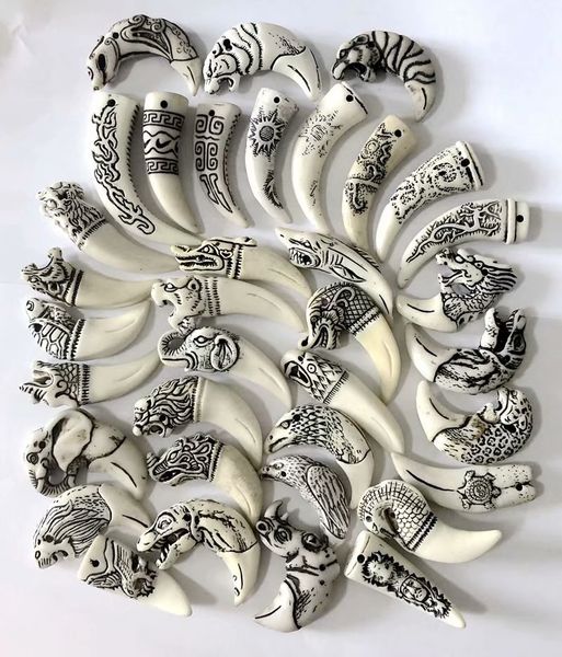 30 pcs biker mixed jewelry wholesale imitation yak bone carved tiger dragon shark lucky surfing, Slivery;golden
30 pcs biker mixed jewelry wholesale imitation yak bone carved tiger dragon shark lucky surfing, Slivery;golden