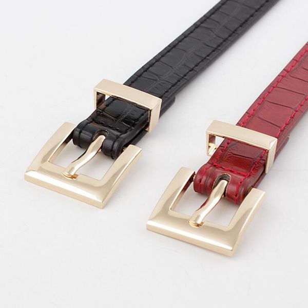 new design women retro crocodile print gold metal buckle pin leather pu belts waist belt leisure dress jeans wild waistband, Black;brown
new design women retro crocodile print gold metal buckle pin leather pu belts waist belt leisure dress jeans wild waistband, Black;brown