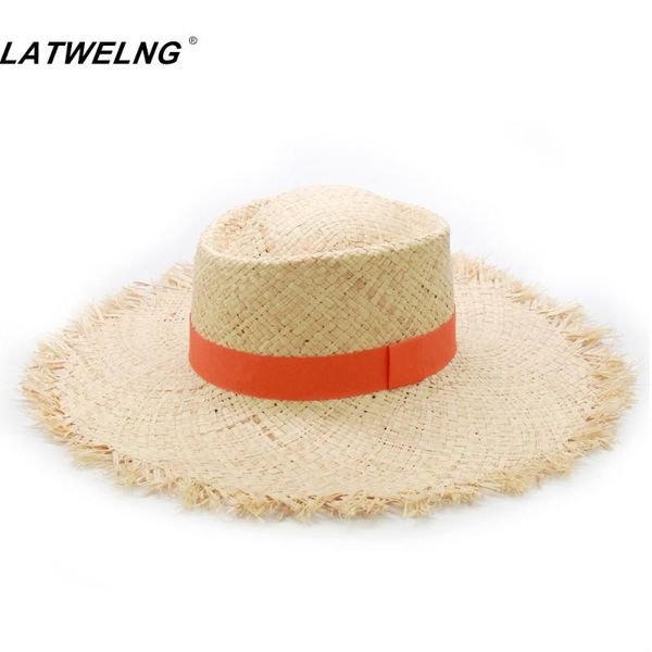 wide brim hats fashion orange ribbon sunshine beach hat headwear for women fine straw raffia summer sun wholesale drop, Blue;gray
wide brim hats fashion orange ribbon sunshine beach hat headwear for women fine straw raffia summer sun wholesale drop, Blue;gray