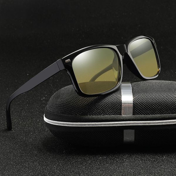 polarized day night tac sunglasses polaroid men women goggles square sun glasses uv400, White;black
polarized day night tac sunglasses polaroid men women goggles square sun glasses uv400, White;black
