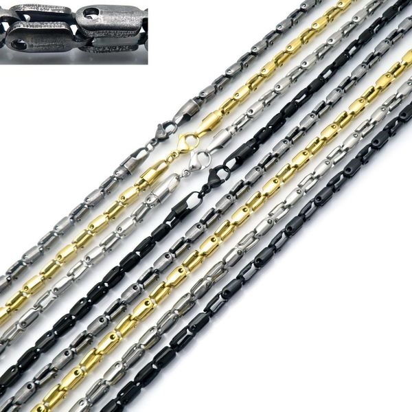 chains fashion trend stainless steel necklace simple neutral wholesale jewelry suitable for banquet party tricolor long chain, Silver
chains fashion trend stainless steel necklace simple neutral wholesale jewelry suitable for banquet party tricolor long chain, Silver