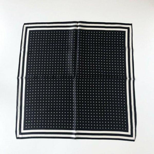 scarves 100% silk black scarf women vintage polka dot print small bandana neck hairband square bow tied band 53*53cm, Blue;gray
scarves 100% silk black scarf women vintage polka dot print small bandana neck hairband square bow tied band 53*53cm, Blue;gray