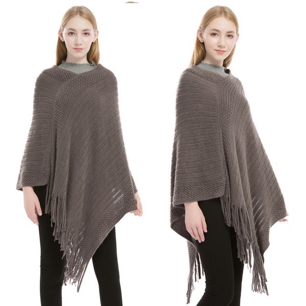 scarves lady's solid striped scarf in winter white thickening poncho autumn women's red gray tassels warm shawl, Blue;gray
scarves lady's solid striped scarf in winter white thickening poncho autumn women's red gray tassels warm shawl, Blue;gray