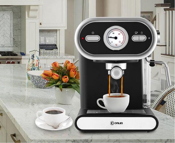 Coffee Machine DL-KF5002 Semi-automatic Home Visualization Full Temperature Control 20BAR Electric Espresso cafe and so on
Coffee Machine DL-KF5002 Semi-automatic Home Visualization Full Temperature Control 20BAR Electric Espresso cafe and so on