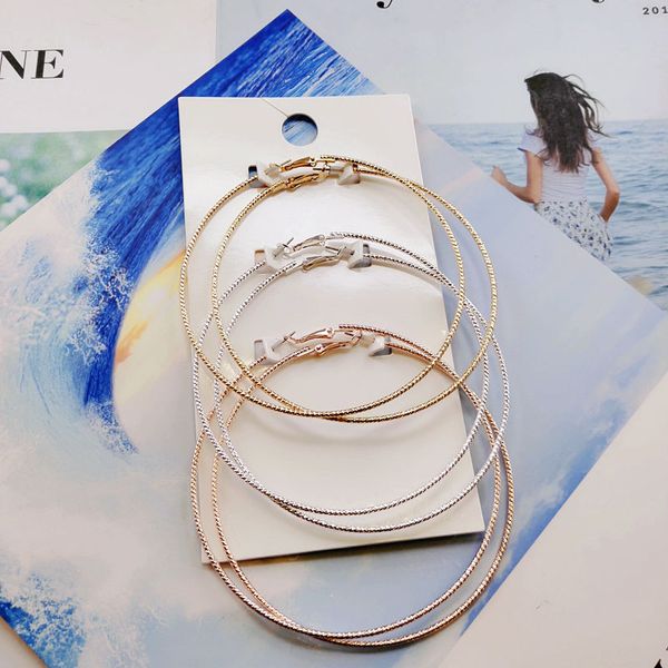 hoop & huggie mix gold rose silver color earrings sets 3pairs/sets circle night venue party rock girl women earring jewelry, Golden;silver
hoop & huggie mix gold rose silver color earrings sets 3pairs/sets circle night venue party rock girl women earring jewelry, Golden;silver