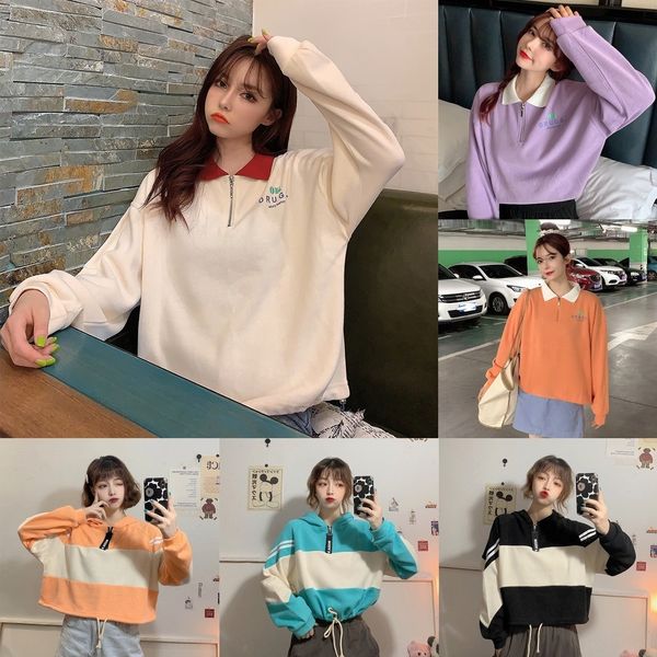 autumn and winter sweater clothing clothing 2020 new korean ins style short large size popular lapel women's clothingstyle thin sweater, Black
autumn and winter sweater clothing clothing 2020 new korean ins style short large size popular lapel women's clothingstyle thin sweater, Black