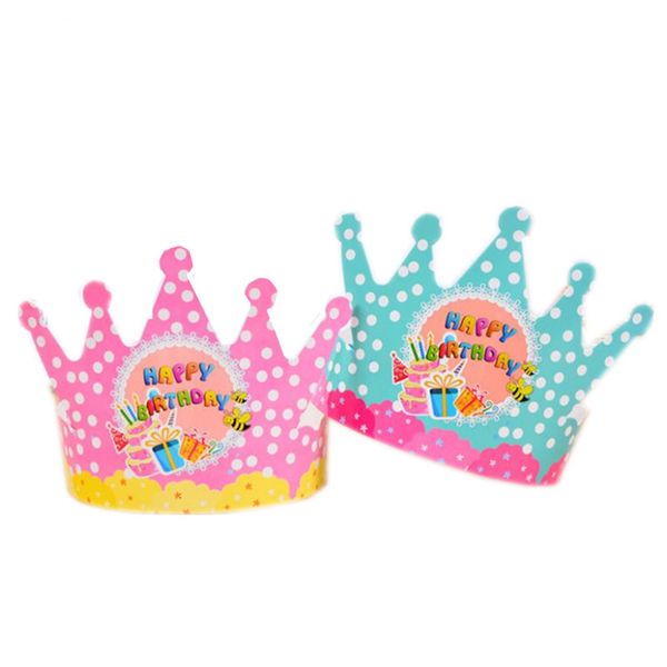 party hats 1pc pink/blue dot crown birthday happy letter gift diy paper cap kids baby shower decoration supply
party hats 1pc pink/blue dot crown birthday happy letter gift diy paper cap kids baby shower decoration supply