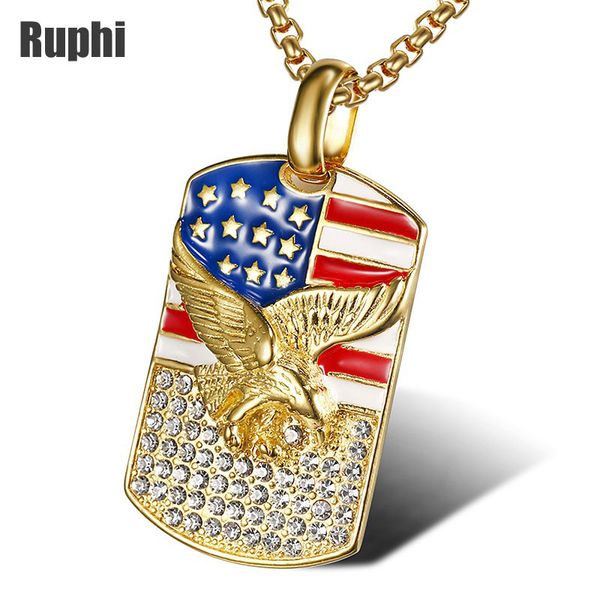 pendant necklaces hiphop gold steel patriot american flag eagle fashion stainless animal jewelry necklace, Silver
pendant necklaces hiphop gold steel patriot american flag eagle fashion stainless animal jewelry necklace, Silver