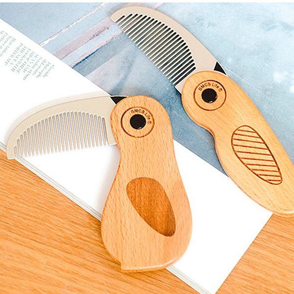 hair brushes cute comb creative bamenia society portable folding retro household mini, Silver
hair brushes cute comb creative bamenia society portable folding retro household mini, Silver