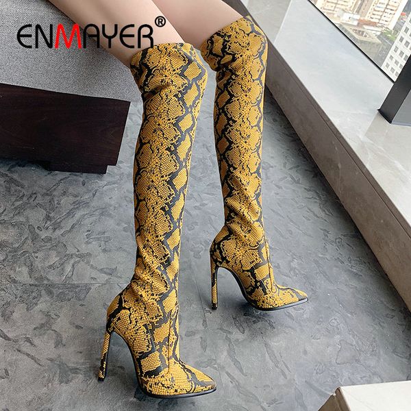 boots enmayer 2021 slip-on pointed toe animal prints faux suede slim over the knee thin heel winter shoes women size 34-43, Black
boots enmayer 2021 slip-on pointed toe animal prints faux suede slim over the knee thin heel winter shoes women size 34-43, Black