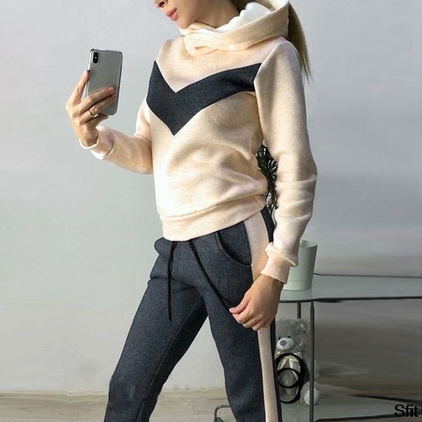 2020 autumn winter 2pcs sport sets tracksuit for women long sleeve jackets plus velvet pants coats warm outfits running suit, Black;blue
2020 autumn winter 2pcs sport sets tracksuit for women long sleeve jackets plus velvet pants coats warm outfits running suit, Black;blue