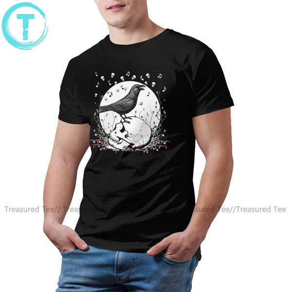raven t shirt raven sings song of death on skull t-shirt 100 cotton short sleeves tee shirt fun graphic tshirt
raven t shirt raven sings song of death on skull t-shirt 100 cotton short sleeves tee shirt fun graphic tshirt