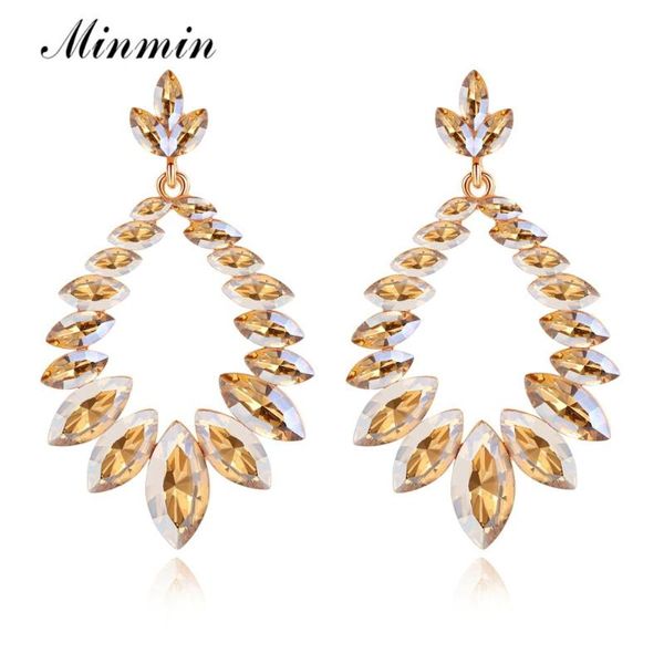 dangle & chandelier minmin gold color rhinestone leaf teardrop earrings for women wedding bridal jewelry unique circle korean eh1628, Silver
dangle & chandelier minmin gold color rhinestone leaf teardrop earrings for women wedding bridal jewelry unique circle korean eh1628, Silver