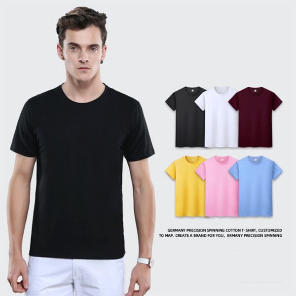 2020 brand men's t-shirt round neck short-sleeved t-shirts solid men's simple casual clothing oversized t-shirt, White;black
2020 brand men's t-shirt round neck short-sleeved t-shirts solid men's simple casual clothing oversized t-shirt, White;black