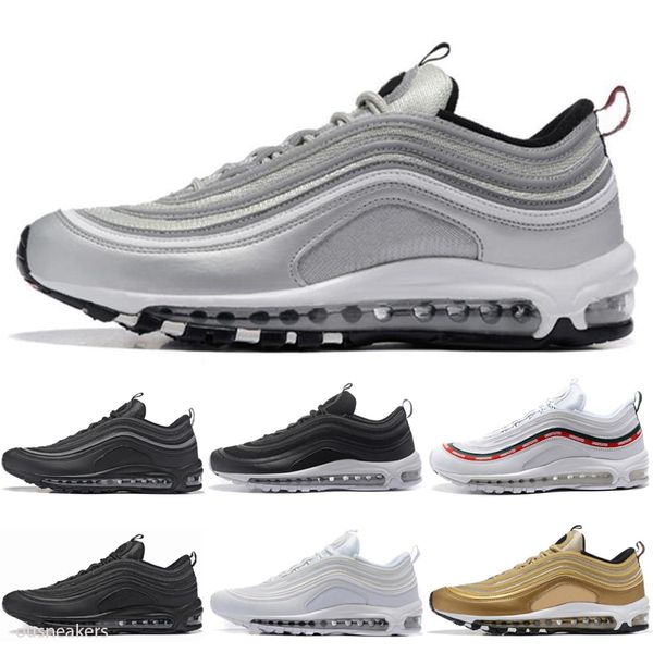2019 shoes og triple white running shoes og metallic gold silver bullet pink mens trainer women sports sneakers, Black
2019 shoes og triple white running shoes og metallic gold silver bullet pink mens trainer women sports sneakers, Black