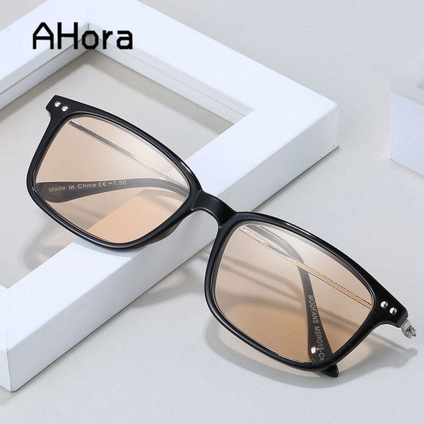 sunglasses ahora square brown lens reading glasses transparent frame prebyopia spectacles for elder women&men hyperopia eyewear, White;black
sunglasses ahora square brown lens reading glasses transparent frame prebyopia spectacles for elder women&men hyperopia eyewear, White;black