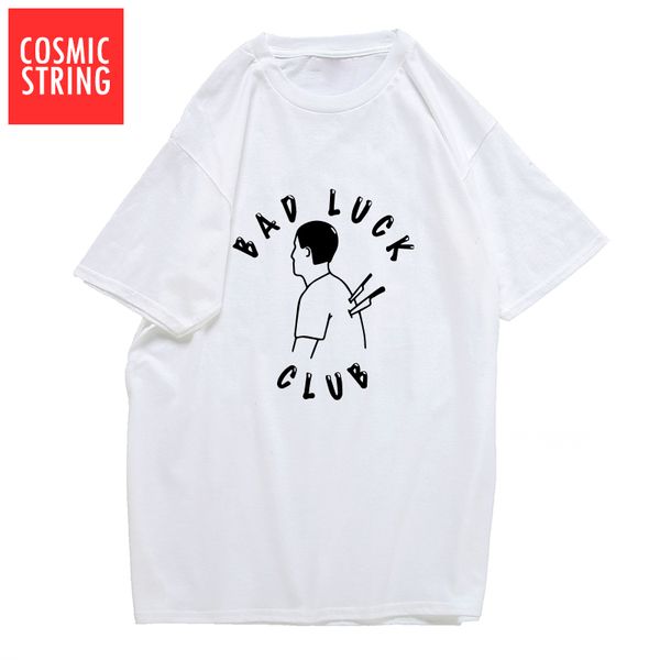 cosmic string 100% cotton short sleeve bad luck club print men tshirt casual o-neck men t shirt male funny t-shirt tee shirts
cosmic string 100% cotton short sleeve bad luck club print men tshirt casual o-neck men t shirt male funny t-shirt tee shirts