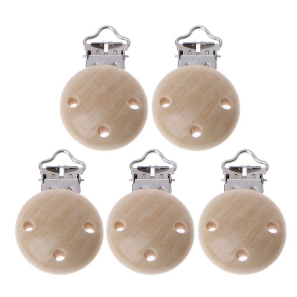 5pcs metal wooden baby pacifier clips infant soother clasps holders accessories
5pcs metal wooden baby pacifier clips infant soother clasps holders accessories